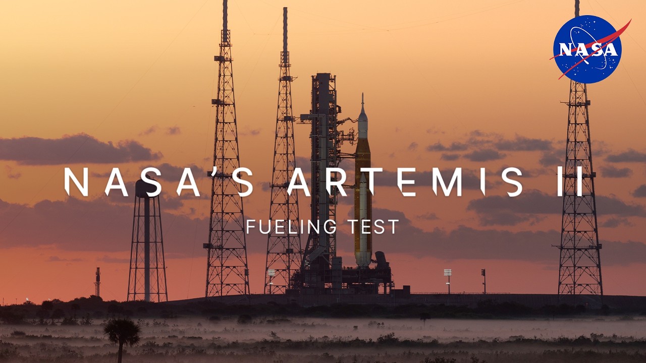 NASA's Artemis II Fueling Test (Official Static Feed) - YouTube