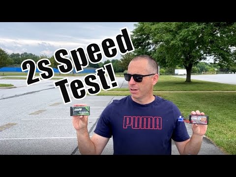 Arrma Big Rock V3 4x4 2s LIPO Speed Run Test - Ovonic, Turnigy, and Awanfi