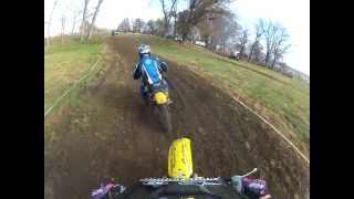 preview picture of video 'MOVMX Harper Farm MO. 1983 83 Yamaha YZ490K YZ 490 YZ490 Practice #1 4th Nov. 2012'