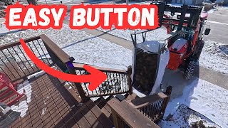 A way to get firewood into the house NO ONE has used that I've seen