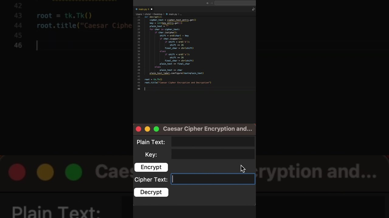 Python GUI Magic Encrypt and Decrypt like a Pro