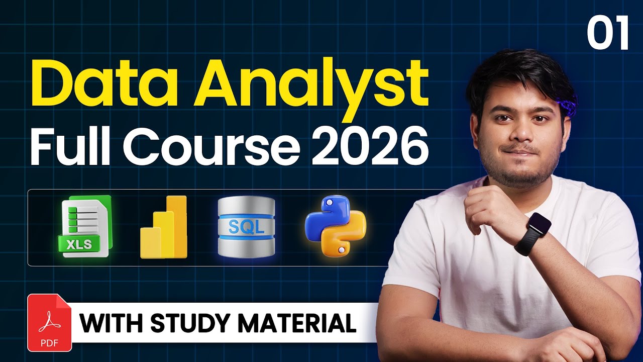 Data Analytics Full Course in Hindi Playlist