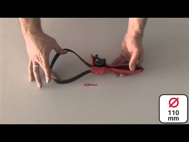Video Teaser für Anwendungsvideo Gurtrohrzange KS Tools 114.0150