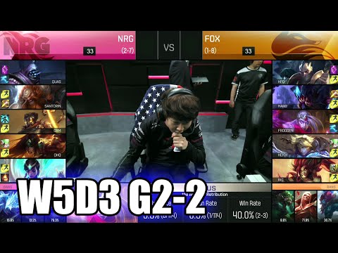 Echo Fox vs NRG eSports | Game 2 S6 NA LCS Summer 2016 Week 5 Day 3 | FOX vs NRG G2 W5D3 1080p