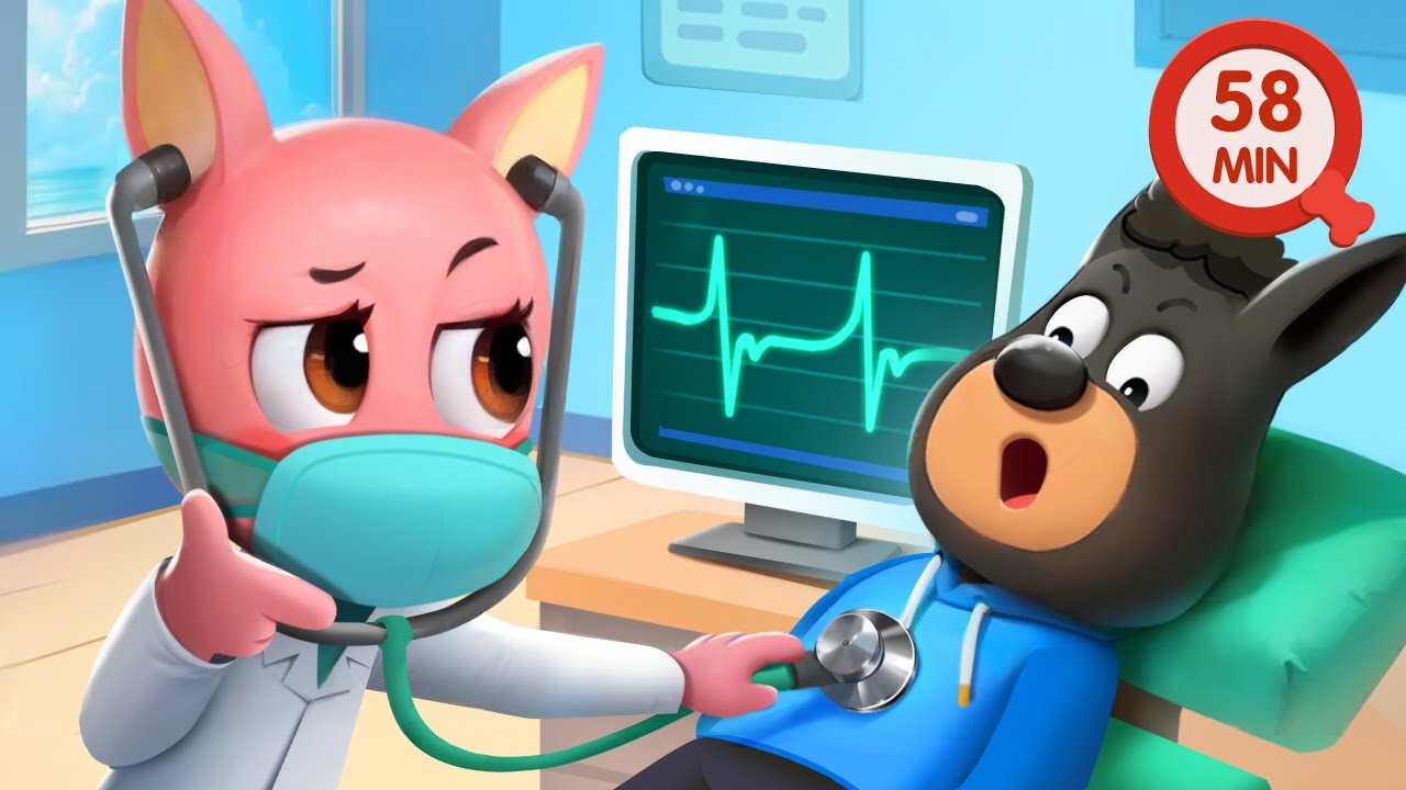 Health Checkup Day | Good Habits | Cartoons for Kids | Sheriff Labrador