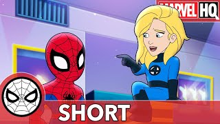 Spidey &amp; Sue Storm Outsmart Swarm | Marvel Super Hero Adventures - Outside the Box | SHORT
