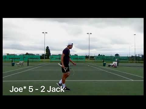 Tie-break with Set-Point Saves and Commentary! | Corby Tennis Centre