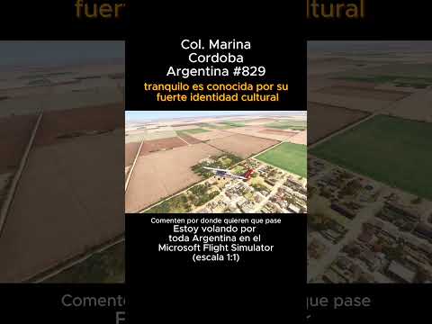 Colonia Marina, Cordoba desde el Microsoft Flight Simulator #coloniamarina #cordoba #msfs #joaha45