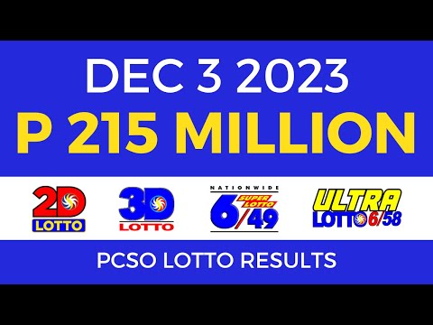 Lotto Result Today 9pm December 3 2023 [Complete Details]