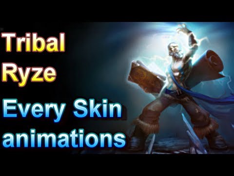 Tribal Ryze - Skin Animations - League of Legends