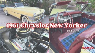 1951 Chrysler New Yorker Convertible - Beautiful Condition - Wire Wheels - Wow!
