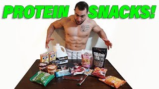My Top 10 High Protein Healthy Snack Alternatives!