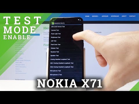 How to Enter Test Mode in NOKIA X71 - Secret Testing Mode