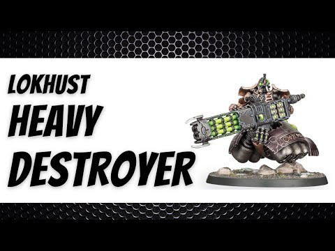 Necron LOKHUST HEAVY DESTROYER Review / Tactics  - 9th Edition Codex - Warhammer 40k