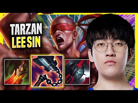 TARZAN IS A BEAST WITH LEE SIN! - LNG Tarzan Plays Lee Sin JUNGLE vs Poppy! | Season 2022