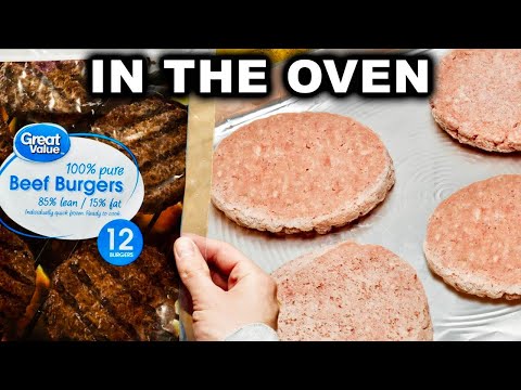 How to Broil Frozen Burgers in the Oven