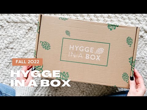 Hygge in a Box Unboxing Fall 2022