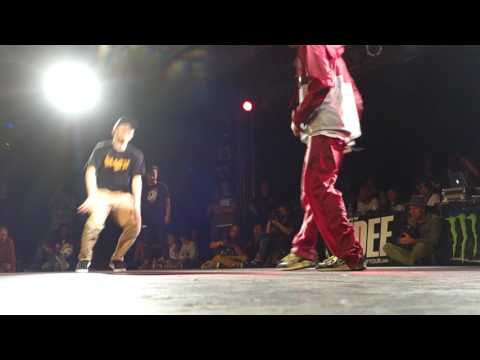 Bboy Boxcutta vs Bboy Wing Zero | Massive Monkees Day 2017 | Footwork Finals