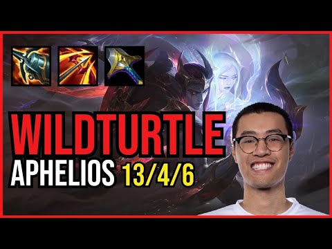 WILDTURTLE - APHELIOS vs TWITCH ADC - NA Grandmaster - Patch 11.3