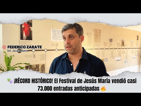 RÉCORD: Festival de Jesús María vendió 73.000 entradas | Jueves inaugural con entrada a VOLUNTAD