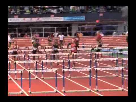 Girls 60m Hurdles Heat 3