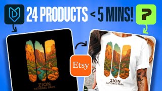 How To Upload 24 Etsy Products Fast With MyDesigns And Printify (Full Step By Step Guide)