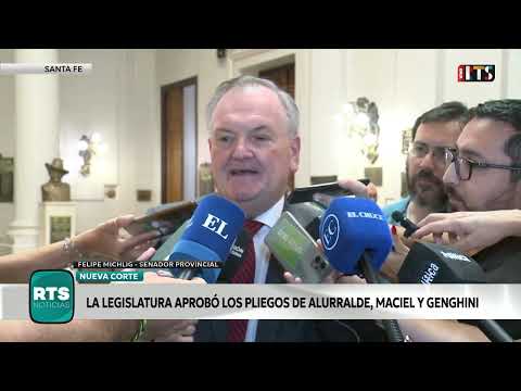 🏛️ LA LEGISLATURA APROBÓ LOS PLIEGOS DE ALURRALDE, MACIEL Y GENGHINI