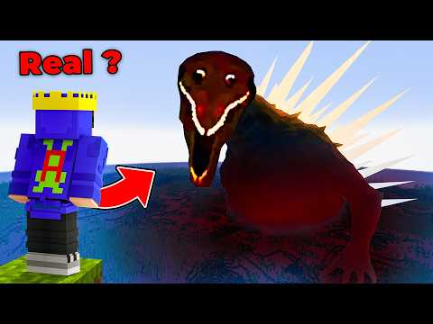 Why I Created The Immortal Bloodbath Godzilla in this Minecraft Scary Server..!