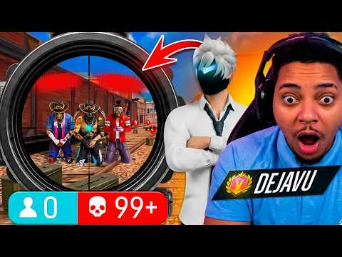 ASI SORPRENDI A DEJAVU CON ESTOS TIROS DEL AWM 😱🔥 FREE FIRE