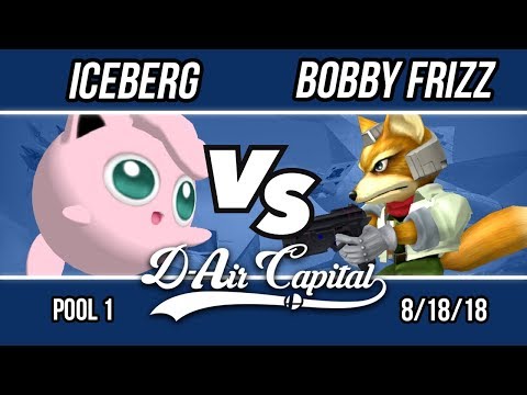 D-Air Capital 8 - Iceberg (Jigglypuff) Vs. Bobby Frizz (Fox) - Pool 1
