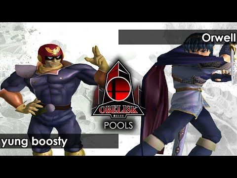 Melee: UMA | yung boosty (Captain Falcon) V Orwell (Marth) - Obelisk 84 Tournament SSBM
