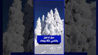 جبل تدغين يغرق في البياض ويخطف الأنظار thumbnail