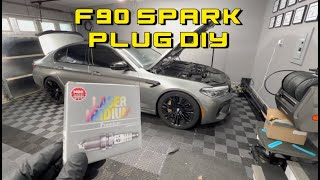 Spark Plug Change DIY on my F90 M5 - Not the easiest but doable!
