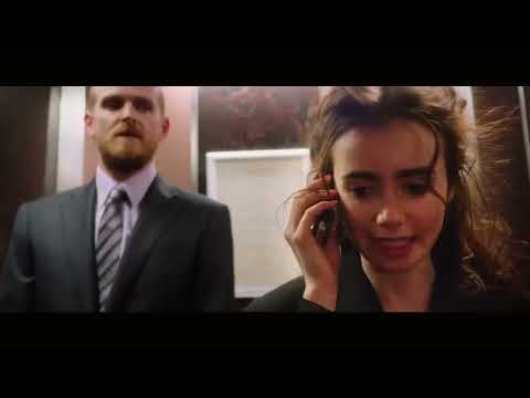 Love, Rosie trailer frame of Rosie and Alex in a crowded party scene