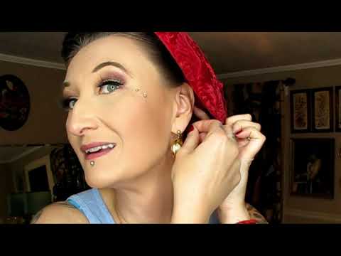 How to Wear a Woman's Vintage Hat / Keep that Hat on your Head 30's 40's 50's