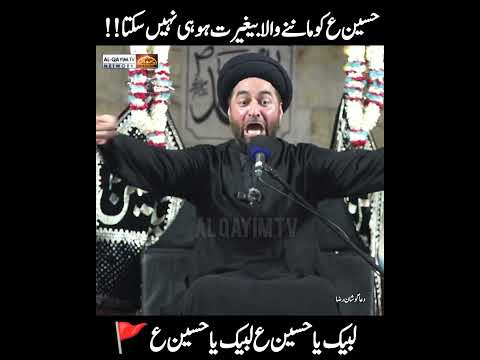 Hussain A.S Ko Maane Wale Begairat Ho Nahi Sakte || Labbaik Ya Hussain || Allama Ali Raza Rizvi 2025