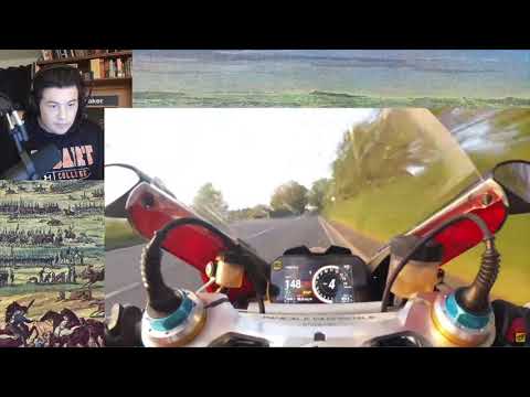 American Reacts TT Michael Rutter on board the Ducati Panigale V4 Speciale - PART 1