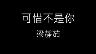 【可惜不是你 Unfortunately Not You】梁靜茹 Fish Leong《歌詞》