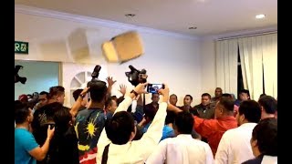 Chairs fly as anger boils over PKR polls