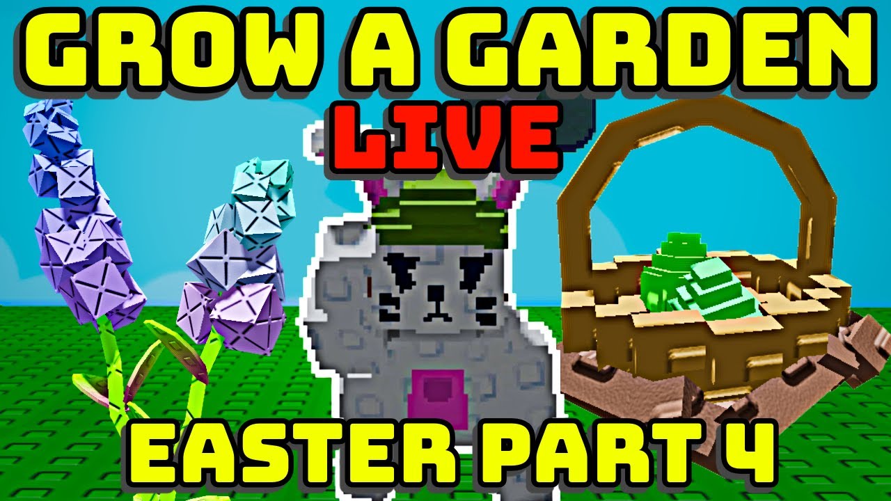 🥚 EASTER UPDATE PART 4 - ADMIN ABUSE LIVE IN GROW A GARDEN