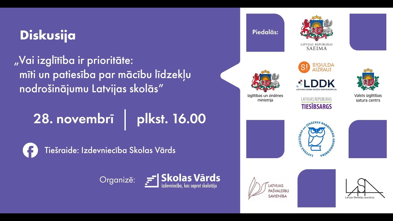 Vai izglītība ir prioritāte: mīti un patiesība par mācību līdzekļu nodrošinājumu Latvijas skolās
