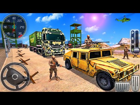 US Army Cargo Transporter Truck Simulator 3D - Multi Cars Transportr Driver - Android GamePlay