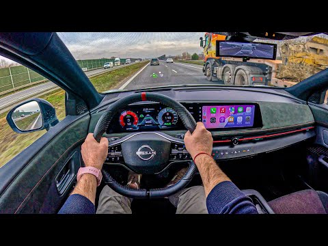 New 2026 Nissan ARIYA Nismo (e-4ORCE 435 HP) | POV Test Drive #2641 | Joe Black
