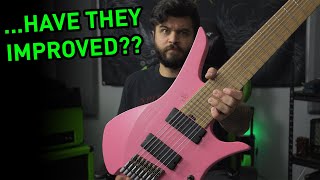 Video thumbnail for KAWAII or BRUTAL? - GOC Guitars Headless 8 String Guitar Vajra Demo by Andrew Baena