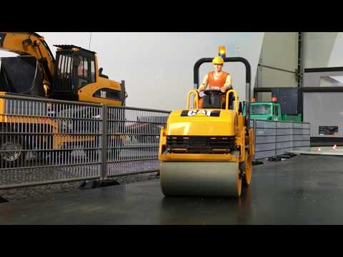 BRUDER Spielwaren RC TOYS Tandem Vibration Construction Road Roller UMBAU rc
