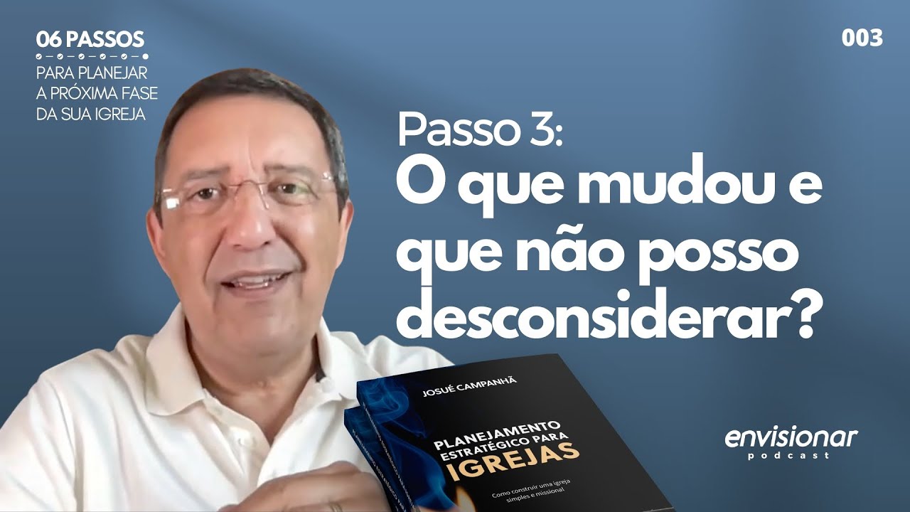 Ep. 03-Série: 6 passos para planejar a próxima fase da Igreja: O que mudou e não posso desconsiderar