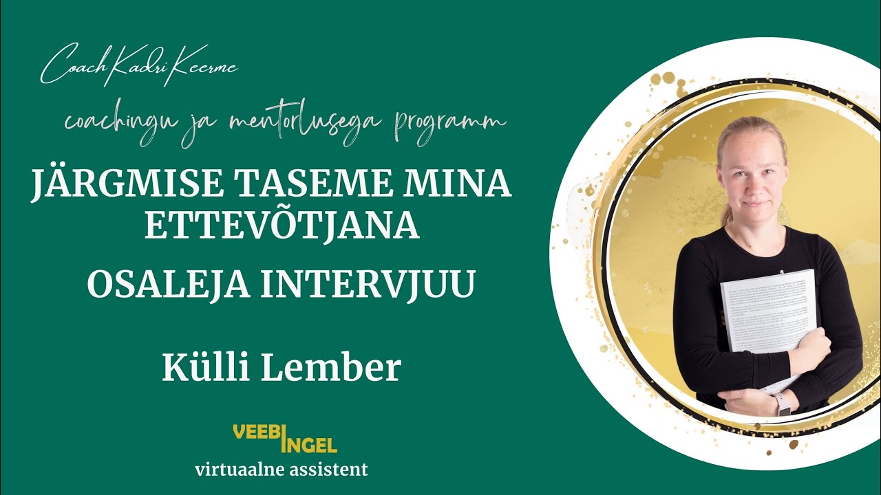 Külli Lember video tagasiside
