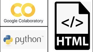 How to transform google colab ipynb file to html file | Python Visualization