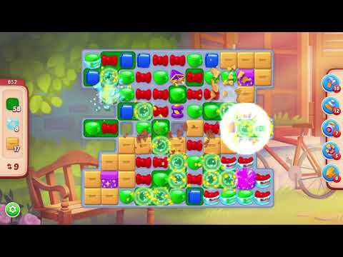 Homescapes Level 852 - 15 Moves - No Boosters