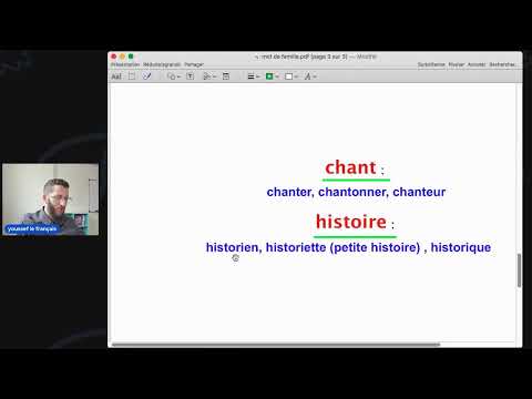 Les mots de la même famille